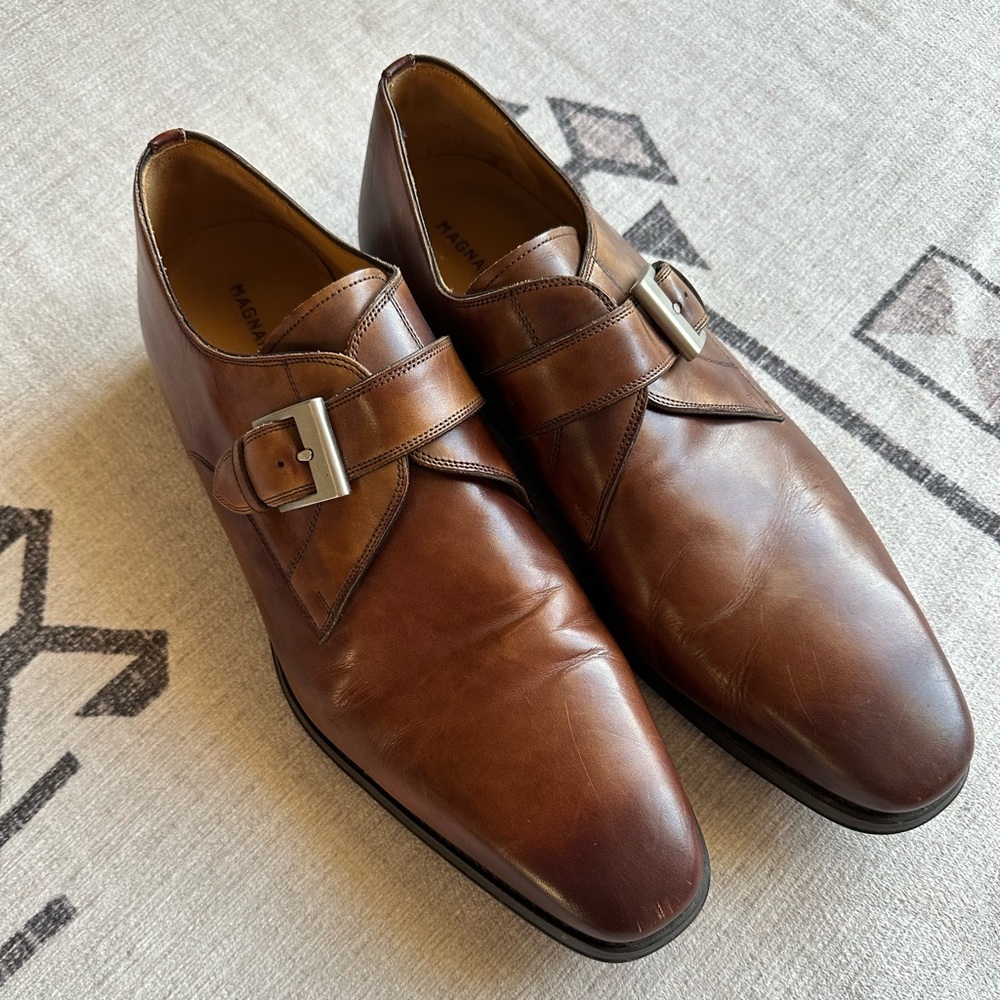 Magnani monk strap shoes.